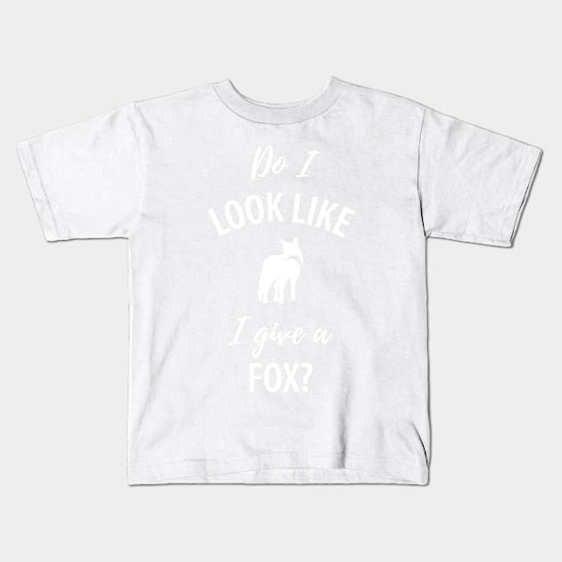 Fox funny sayings Kids T-Shirt by Johnny_Sk3tch